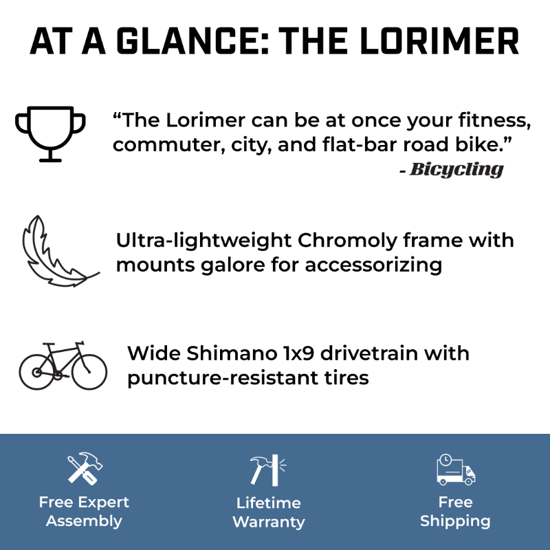 Lorimer Hybrid Bike | Lorimer Hybrid Commuter Bicycle 