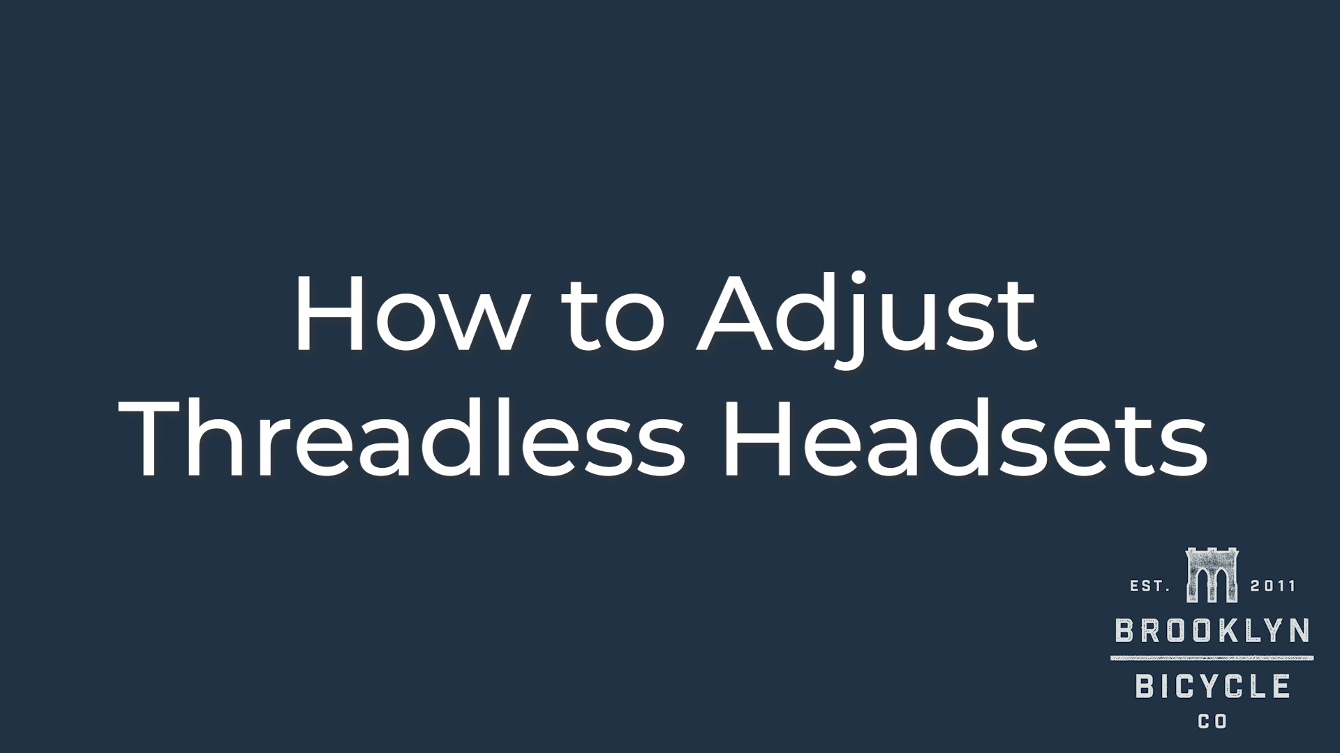 Video: How to Adjust Your Handlebars on a Roebling, Lorimer, Willow 8 (Threadless Headset Only)