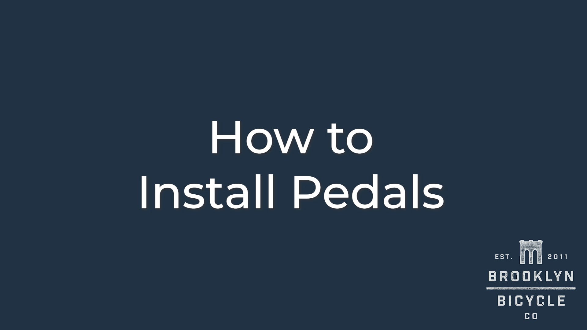Video: How to Install Pedals