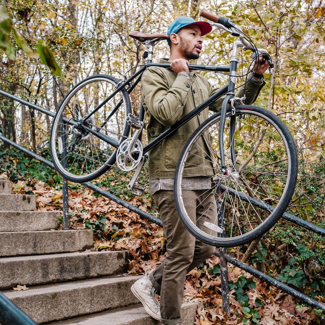 BROOKSステンレススチール シングルギア 自転車 Bedford 8 | Men's 8-Speed Commuter Bike