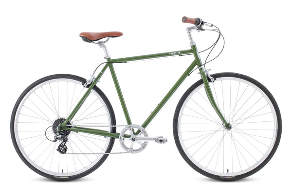 Bedford 8 Speed 8 Speed Bicycle | Bedford Eight Commuter Bike  Army Green / Large 8D-BED-AG-L