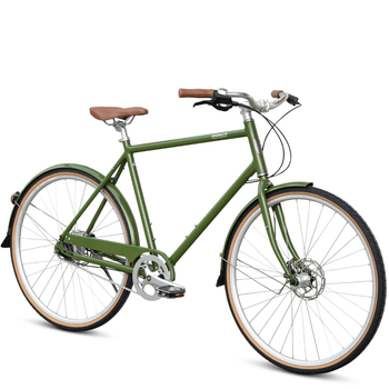 Driggs 8i Disc Driggs 8i | Disc Brake City Commuter Bike Army Green / M (Riders 5'6