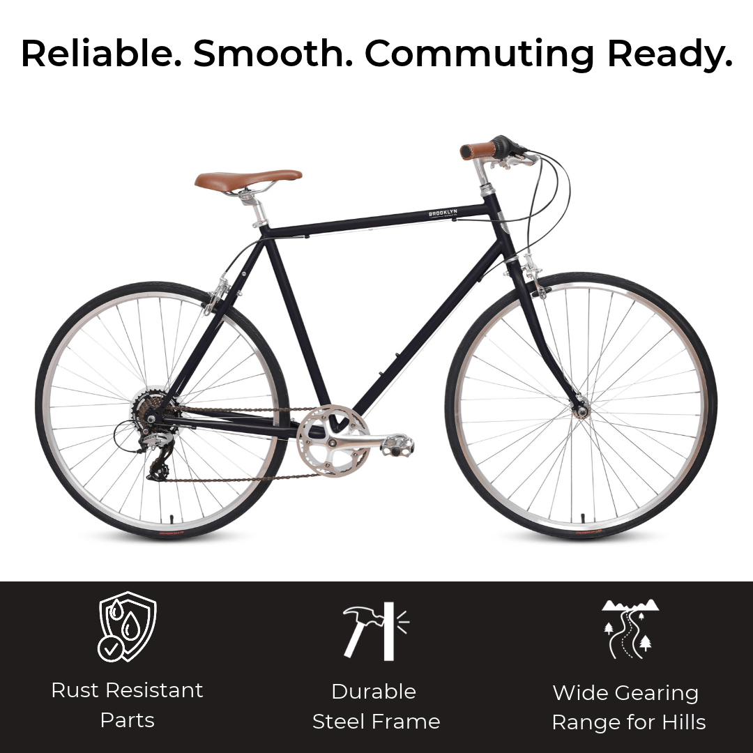 Bedford 8 8-Speed Commuter Bike - Bedford 8 | Brooklyn Bicycle Co.