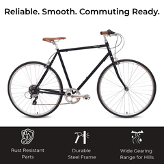 Bedford 8 8-Speed Commuter Bike - Bedford 8 | Brooklyn Bicycle Co.Bedford 8