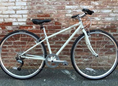 White brooklyn bicycle