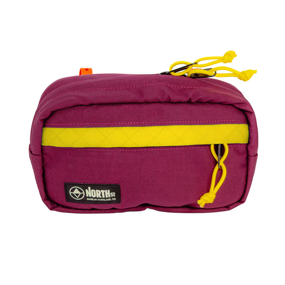 Pioneer 9 Handlebar Pack by North Street Bags Pioneer 9 Handlebar Pack by North Street Bags Burgundy & Goldenrod 01042477