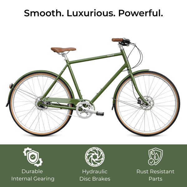 Driggs 8i Disc Brake City Commuter Bike