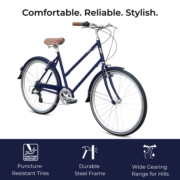 Franklin 8 Speed Step-Through Bike, 8-Speed - Franklin | Brooklyn Bicycle Co.