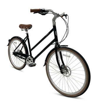 Willow 8i Disc Willow 8 | Dutch Style Step-Through Cruiser Bike Gloss Black / S/M (Riders 5'0