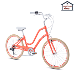 Warehouse Deal: Brighton 7 Speed Cruiser Warehouse Deal: Brighton 7 Beach Cruiser Gloss Coral FD-7D-CRU-GC-WWarehouse Deal: Brighton 7 Speed Cruiser