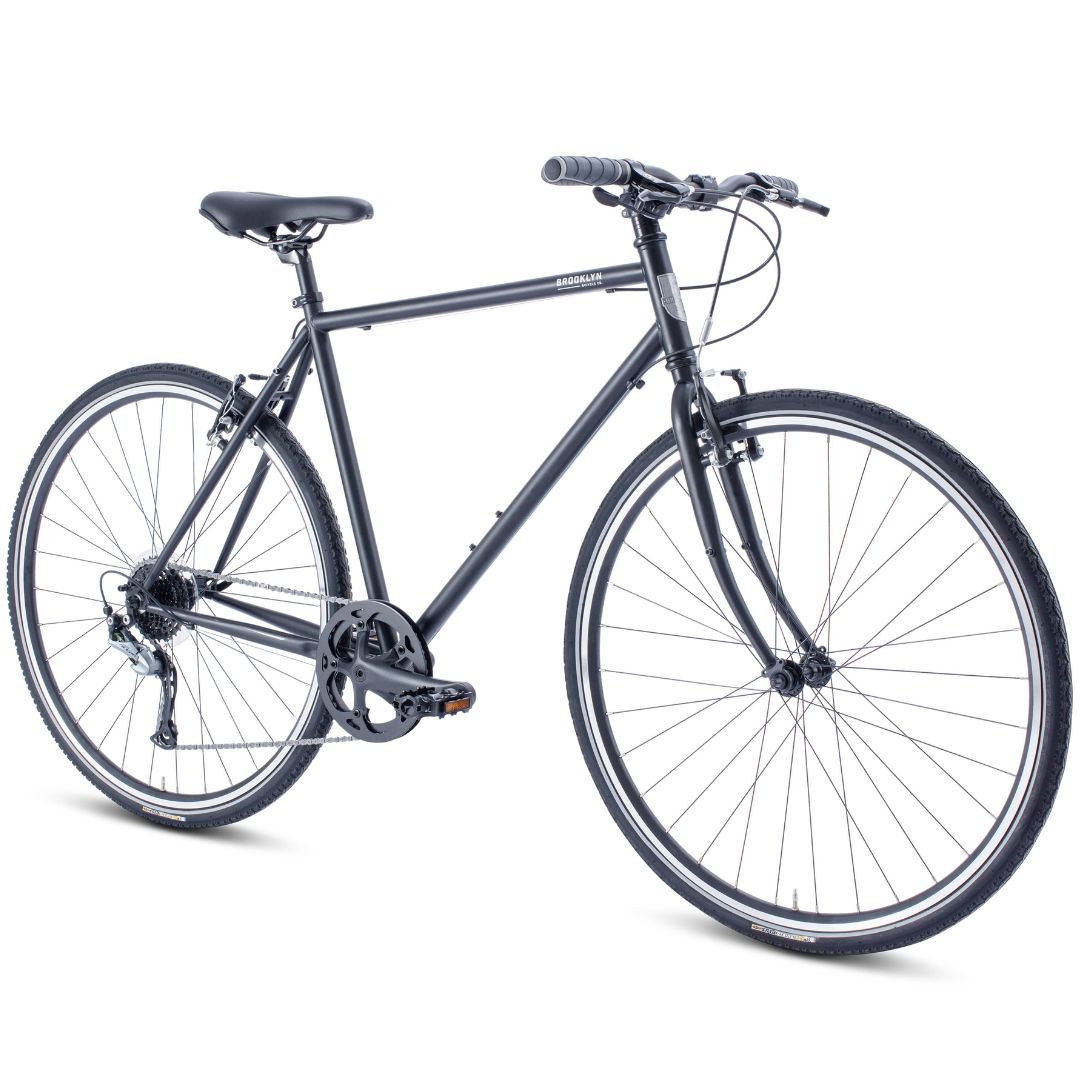 Roebling 9-Speed Hybrid Commuter Bike by Brooklyn Bicycle Co.
