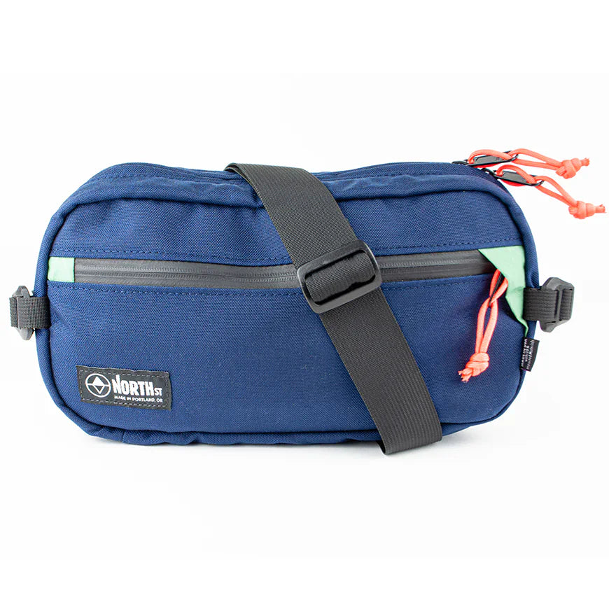 Eliot Crossbody Sling by North Street Bags Eliot Crossbody Sling by North Street Bags Midnight & Evergreen / Standard Strap 01018418+01036464