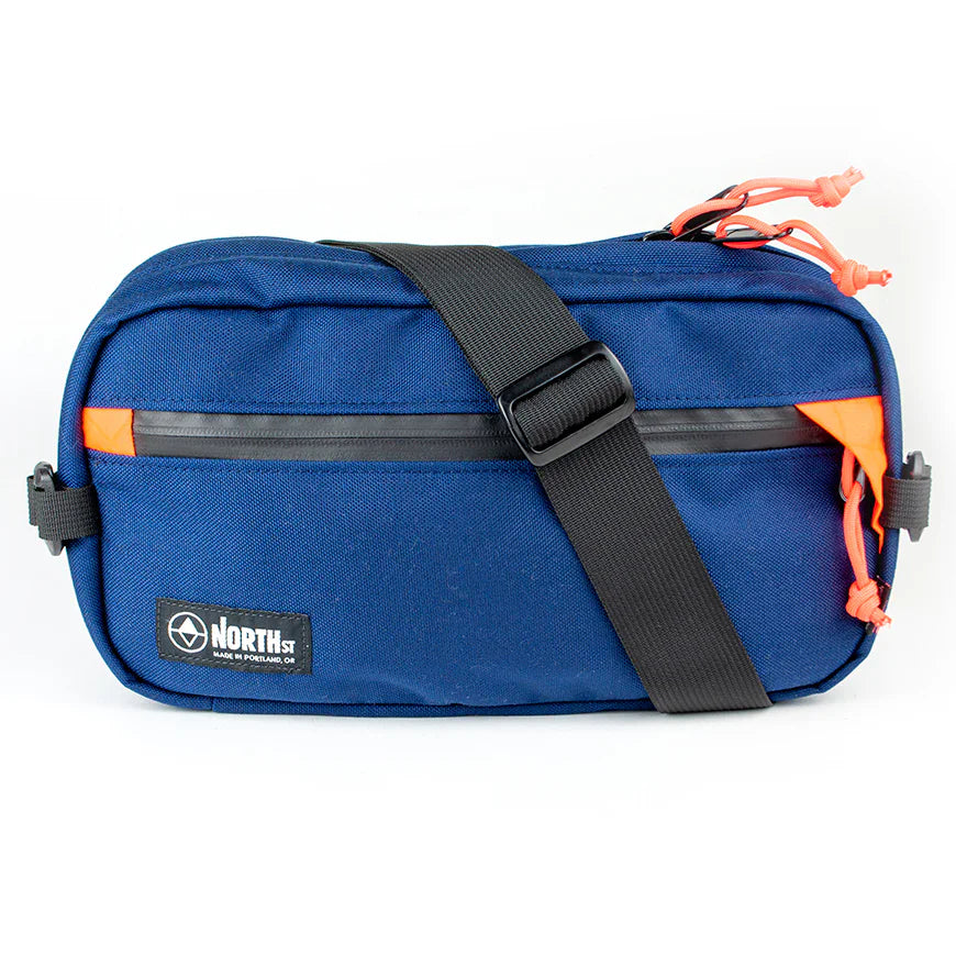Eliot Crossbody Sling by North Street Bags Eliot Crossbody Sling by North Street Bags Midnight & Orange / Standard Strap 01018417+01036464