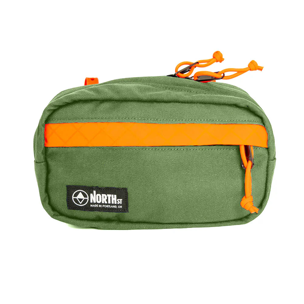 Pioneer 9 Handlebar Pack by North Street Bags Pioneer 9 Handlebar Pack by North Street Bags Moss & Orange 01042370