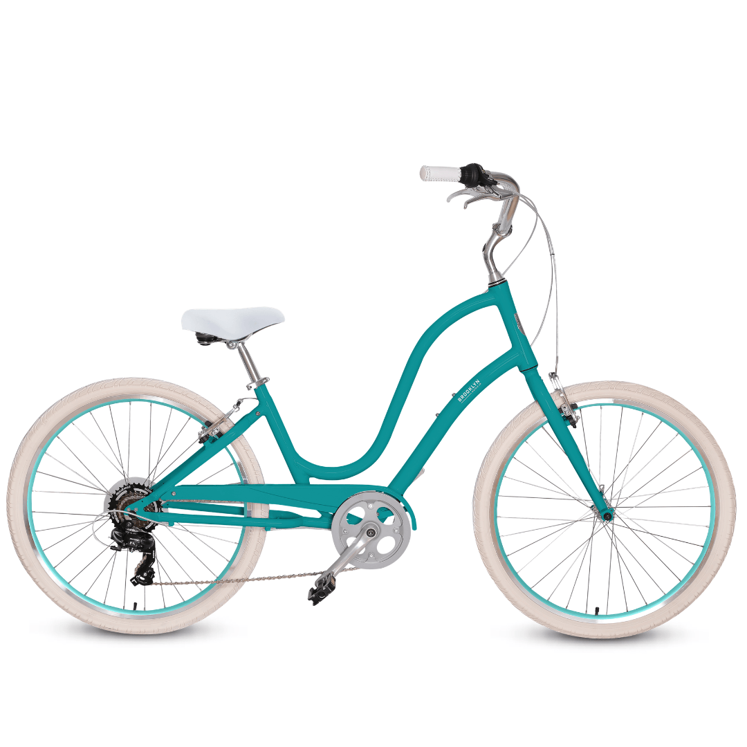 Brighton 7 Speed Cruiser Cruiser Bike | Brighton 7 Bike Sea Glass 7D-CRU-SG-W