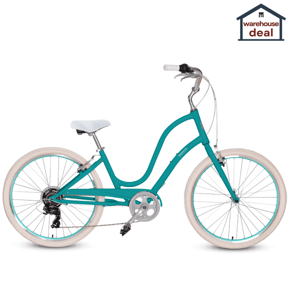 Warehouse Deal: Brighton 7 Speed Cruiser Warehouse Deal: Brighton 7 Beach Cruiser Sea Glass FD-7D-CRU-SG-W