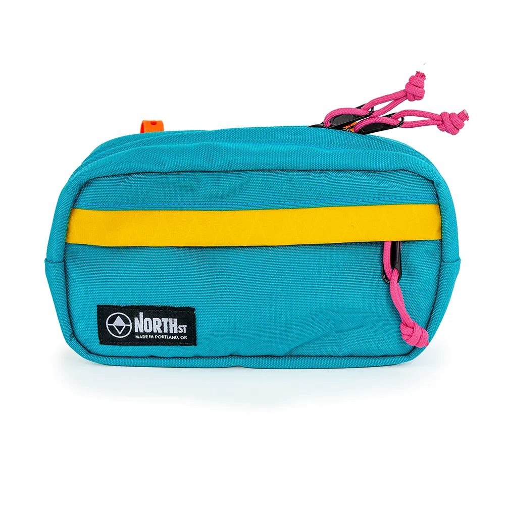 Pioneer 9 Handlebar Pack by North Street Bags Pioneer 9 Handlebar Pack by North Street Bags Teal & Gold 01042491