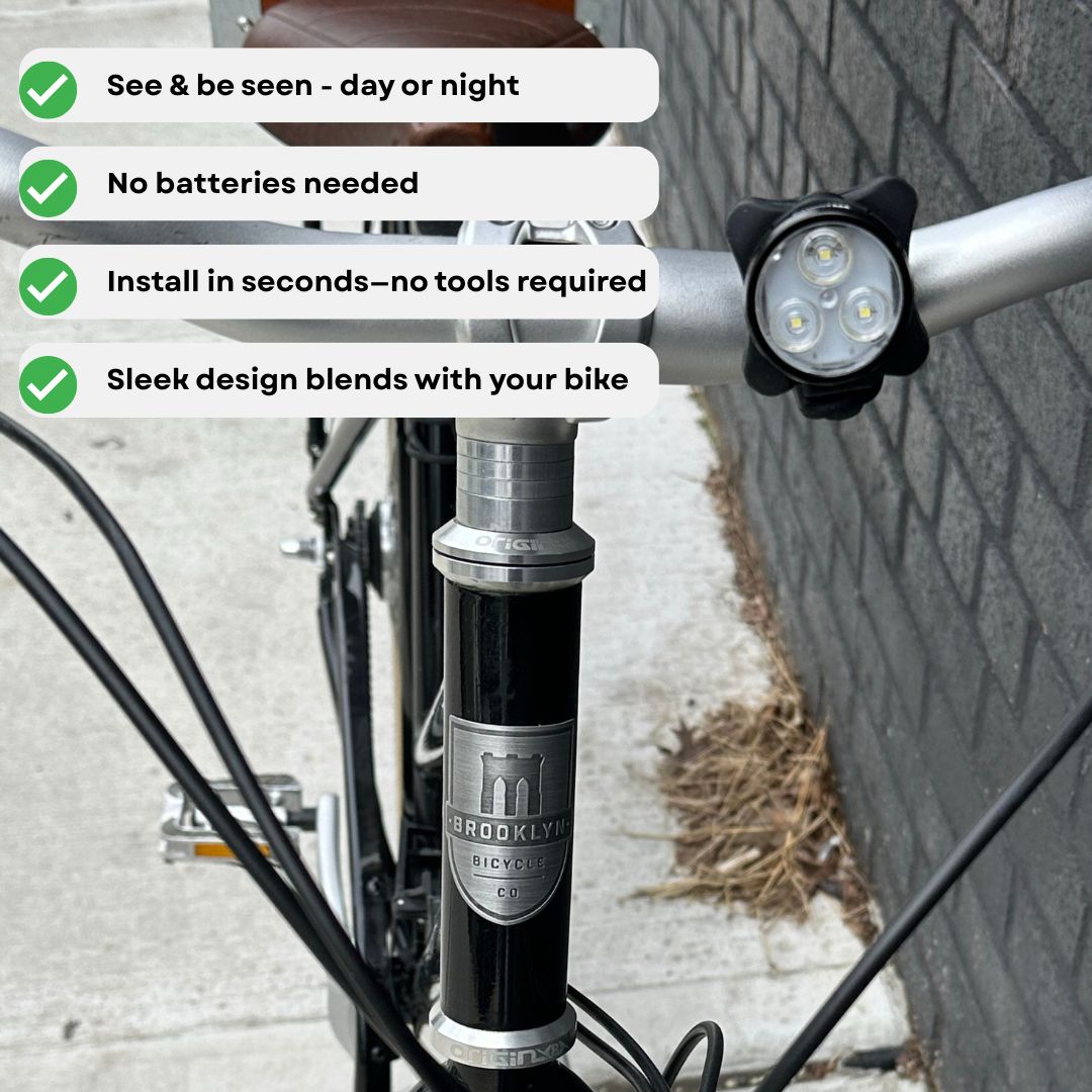 bike lights that charge as you pedal Uptown USB Rechargeable Bike Lights