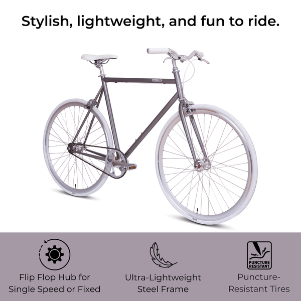 Python Duke Single Speed Single Speed Bikes | Lightweight & Low-Maintenance | Brooklyn Bicycle Co.