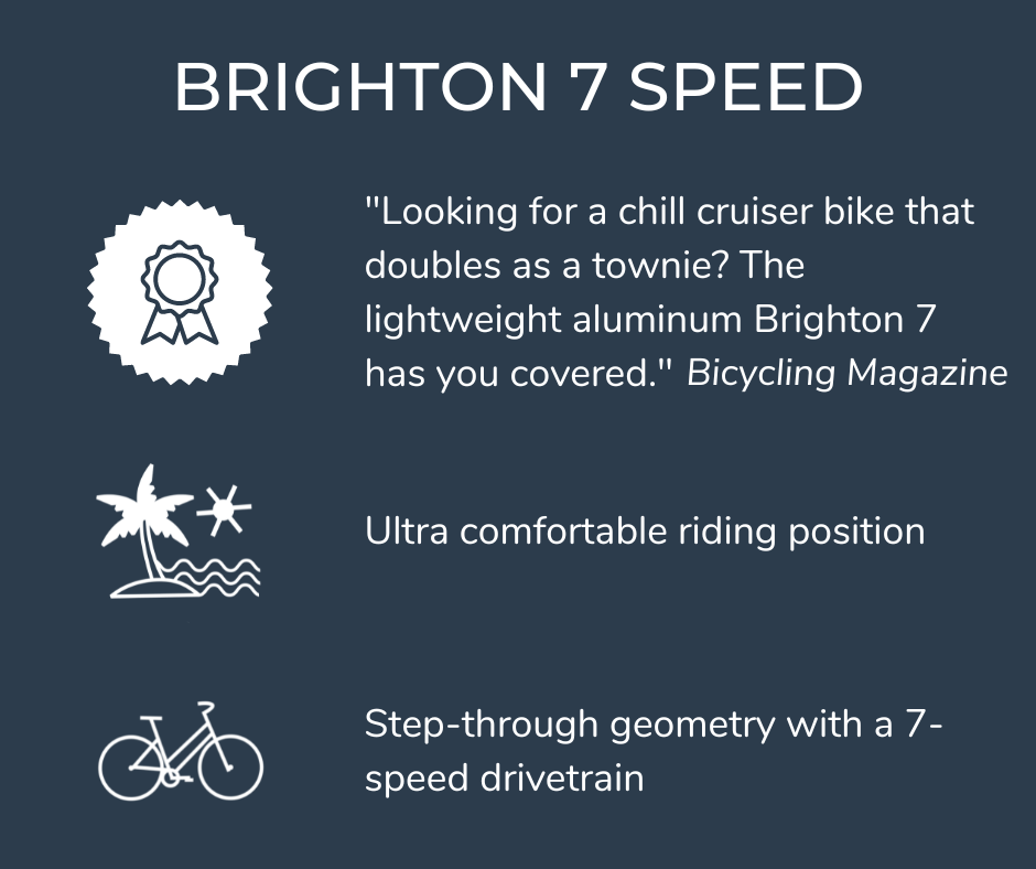 Brighton 7 Speed Cruiser Brighton 7 Cruiser Bike
