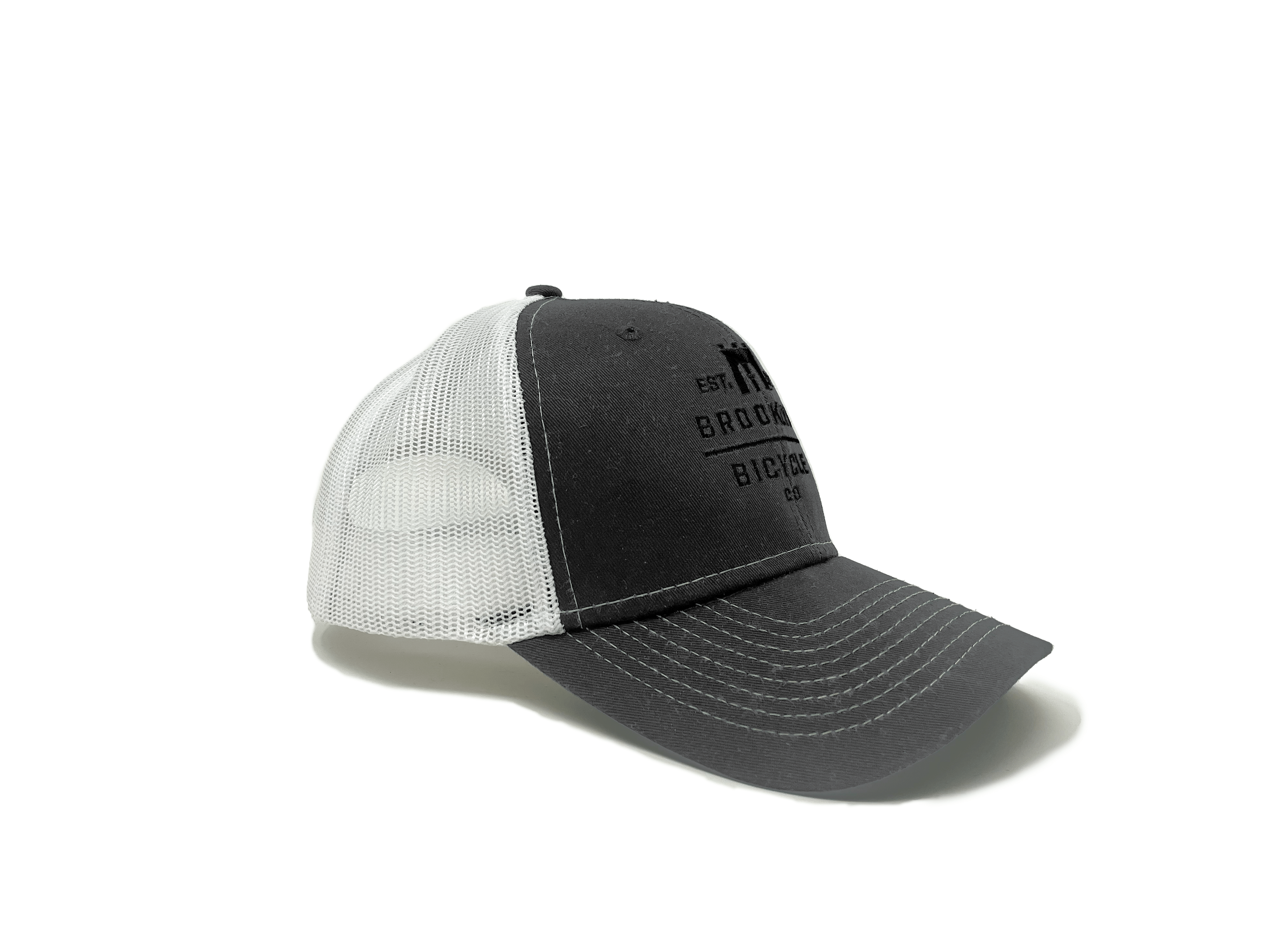 Grey trucker hat sales
