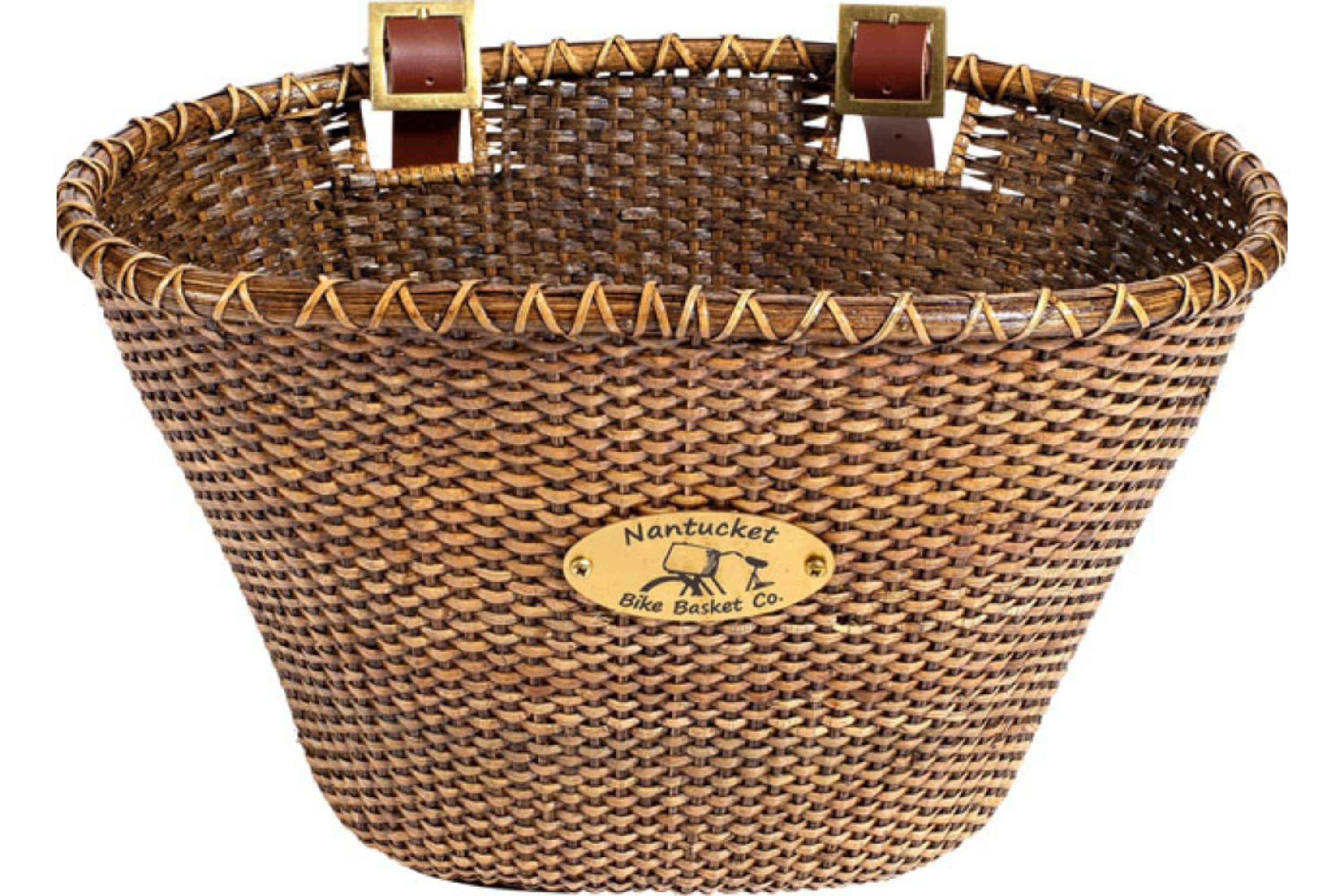 Nantucket Lightship Basket Stained / Oval BAS-OVAL-S